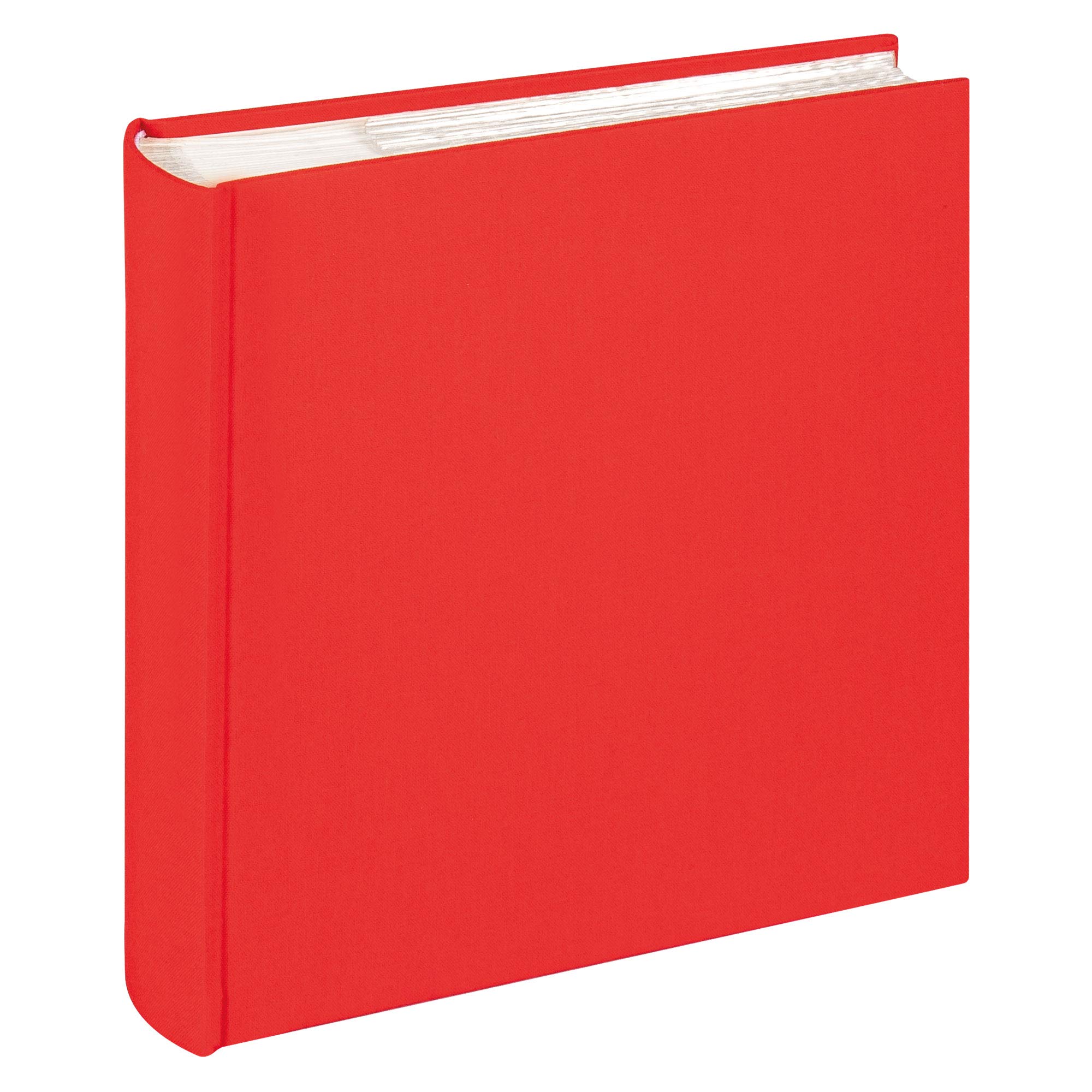 walther Design Photo Album Red 200 Photos 10 x 15 cm Memo Slip-in Album Linen, Cloth ME-510-R — image 1