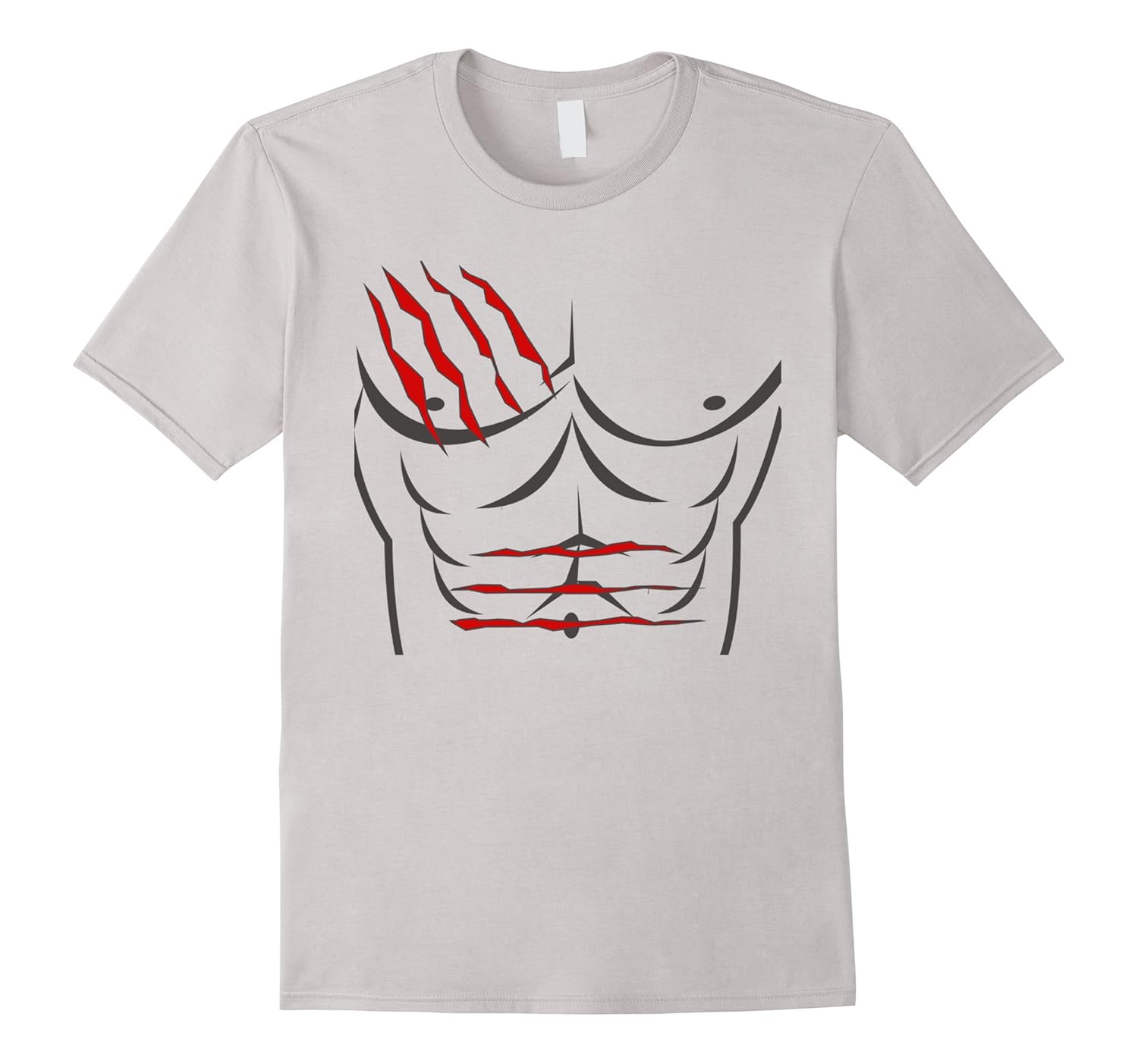 Bloody Kung Fu Fighter Halloween Costume T-shirt