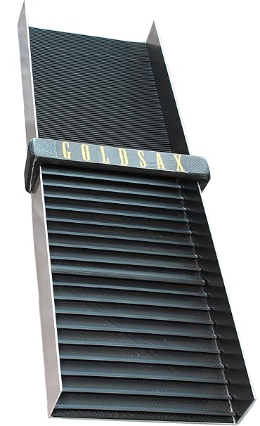 Goldwaschrinne klein, gold sluice box, perfekt zur Goldsuche an Bächen und Flüssen, 50 cm x 15 cm große Waschrinne, Bausatz, 