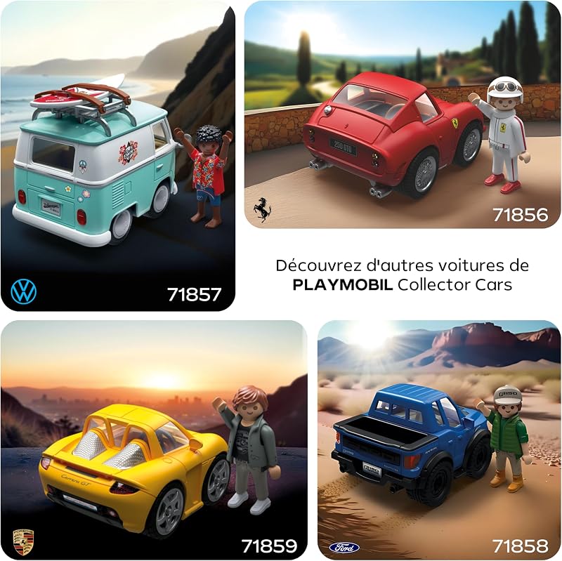 | Collector Cars | Ferrari 250 GTO | Modèle réduit de Voiture pour Adultes et Enfants | Cadeau pour Les Fans de Voitures et Les collectionneurs | 71856