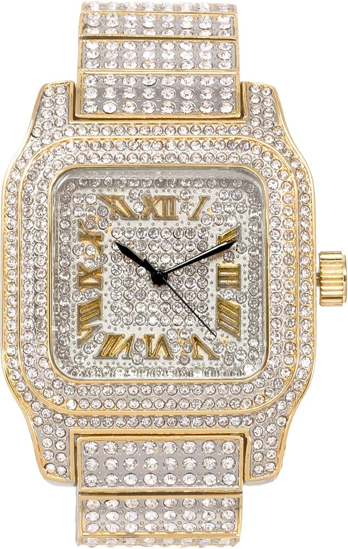 simulated diamond watches mens