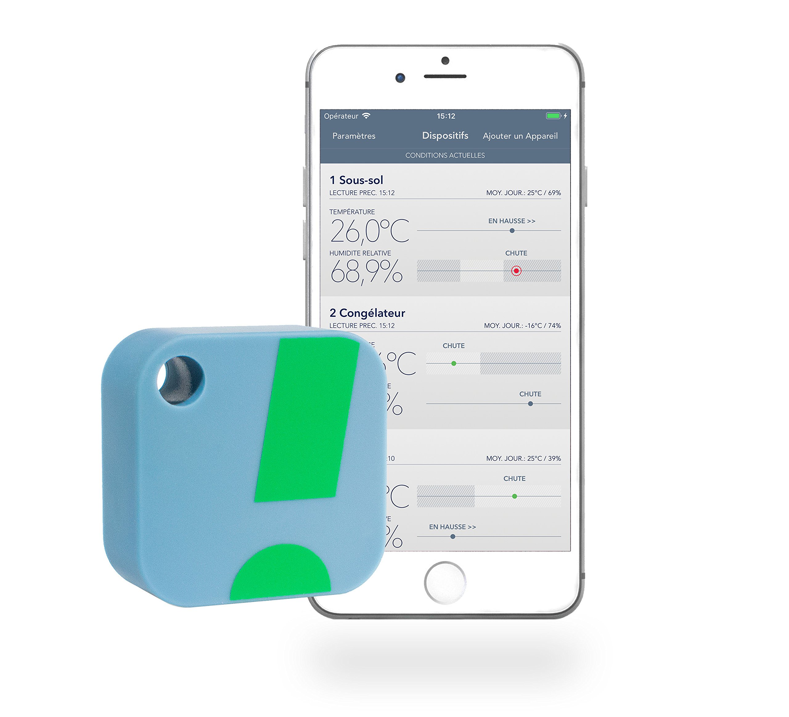 SensorPush Wireless Thermometer / Hygrometer for iPhone / Android