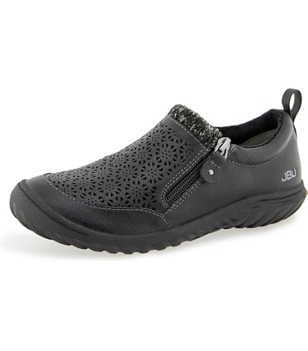 Amazon.com | JBU Women's Heather Slip On Cozy Comfortable Memory