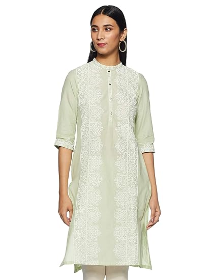 Women's Cotton Straight Kurta