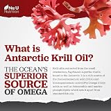 Nu U Nutrition Antarctic Krill Oil 2000mg 150 Softgels Astaxanthin Phospholipids view 7