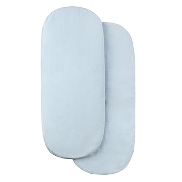 moses basket covers blue