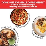 Instant Pot Duo Crisp and Accessories Ultimate Lid Air Fryer Multi-Cooker 1500W view 4