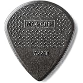 Max-Grip&reg; Jazz III Carbon Fiber Pick 1.38MM - 6 Pack