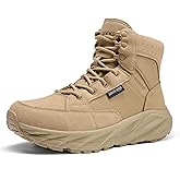 LACKWAR Women's 8 Inch Hiking Tactical Combat Boot Waterproof Military Work Boots Lightweight Military Boots Non Slip Ankle Support Outdoor Boots for Women