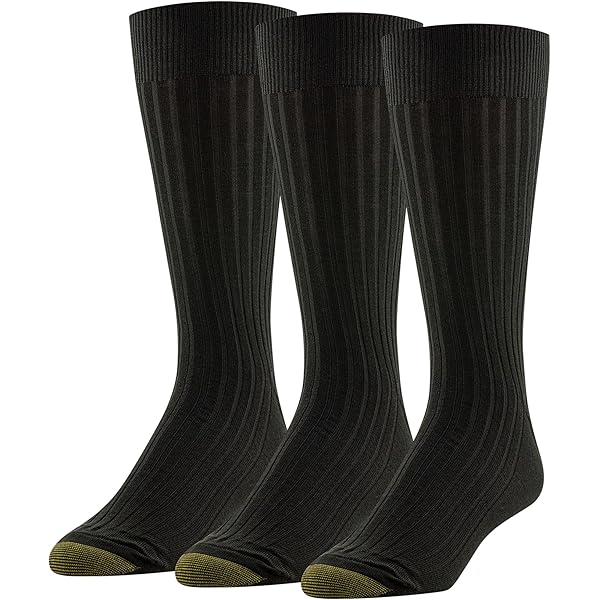 Amazon.com: GOLDTOE Men's Cotton Fluffies Crew Socks, Black (3-Pairs),  Large : Clothing, Shoes & Jewelry