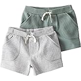 Little Planet by Carter's Unisex-Baby 2-Pack Shorts Made with Organic Cotton