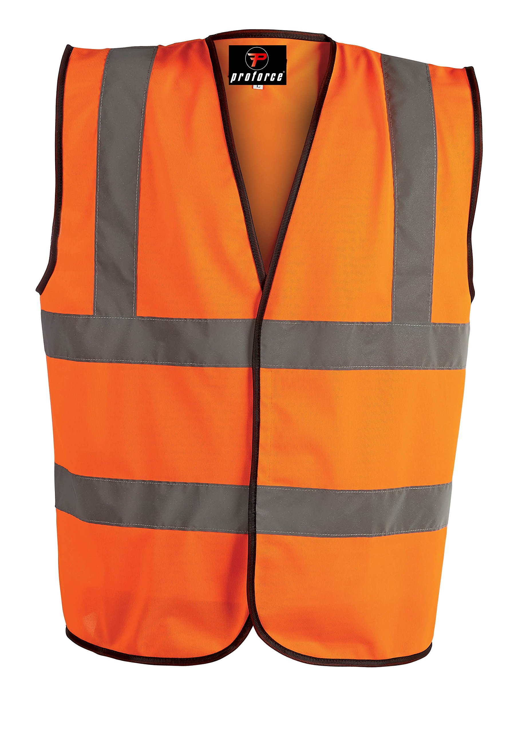 Himalayan HV05-L PROFORCE Class 2 Hi-Vis Vest, Orange, L Size, Pack of 10