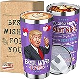 Juchuar Valentines Day Gifts for Wife - 20 oz Stainless Steel Tumbler, Cool Valentine's Tumbler, Coffee Cup, Birthday and Valentines Day Gifts for Wife from Husband, Funny Valentine's Day Gift