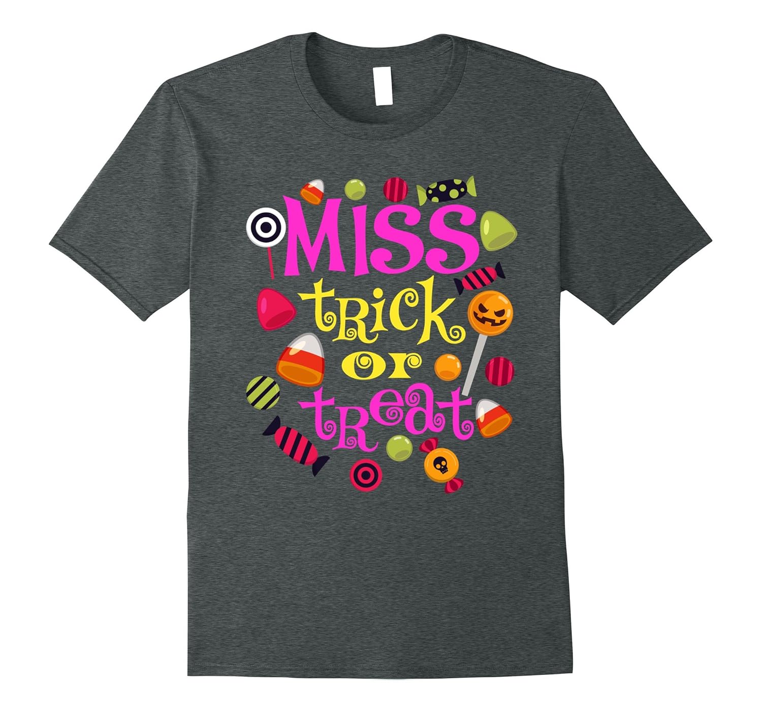 Miss Trick Or Treat Halloween T-Shirt-ANZ