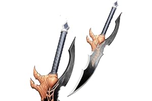 696 ONCE AND DESIRES Solo Level Jinwoo Foam Dagger Cosplay Prop, Polyurethane Material, 16+ Age, for Halloween, Conventions, Xmas Gift