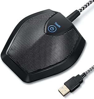 TONOR Konferenzmikrofon USB PC Mikrofon, Omnidirektionale Kondensator Mikrofone für Aufnahme/Podcasting/Streaming/Gesang/Chats/Desktop Computer G11
