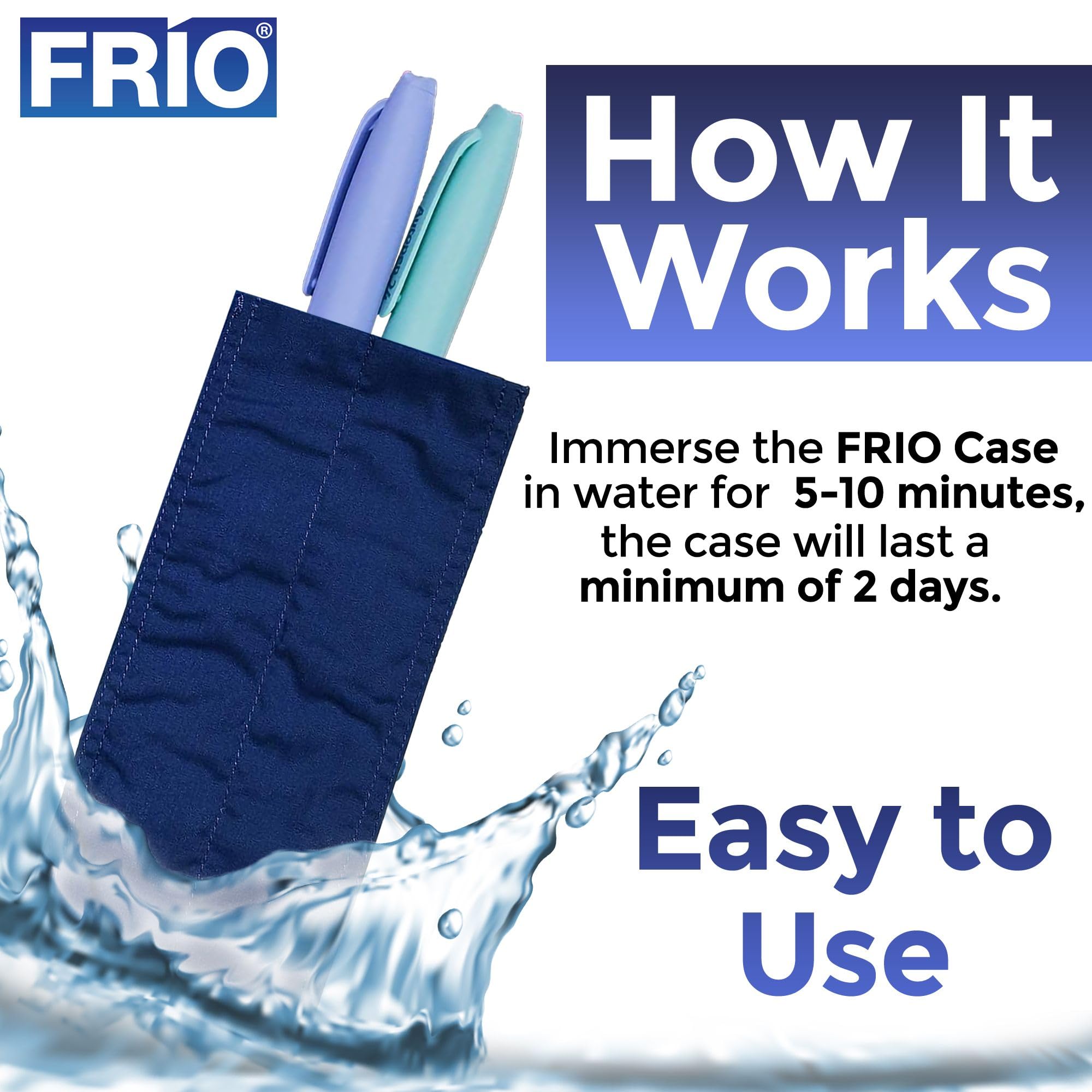 FRIO DUO Insulin Cooler Wallet - Keep Medication Cool for 45+ Hours Insulin Bag - Perfect for Travel and Everyday Use