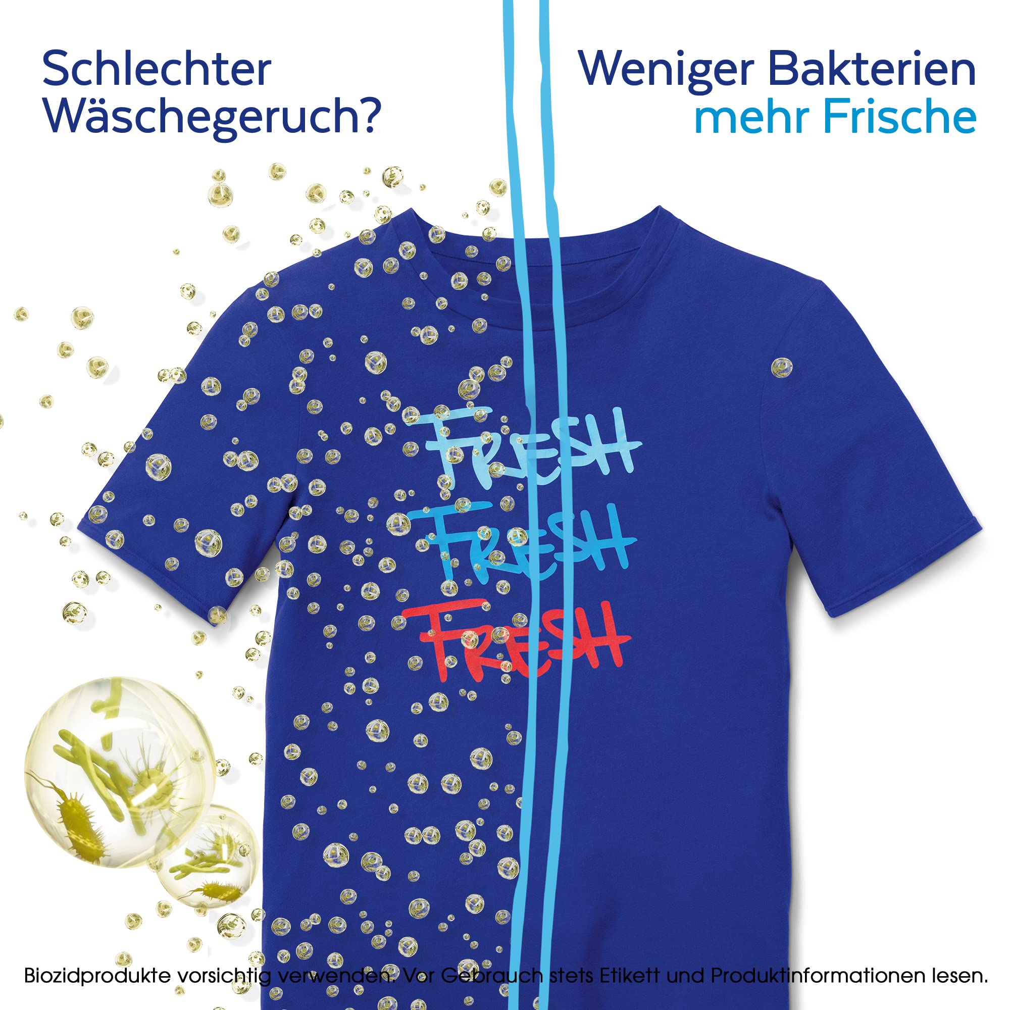 Sagrotan Wäsche-Hygienespüler Sensitiv 0% – Desinfektionsspüler für hygienisch saubere und frische, ohne Farb- und Duftstoffe – 4 x 1,5 l Reiniger im praktischen Vorteilspack 5
