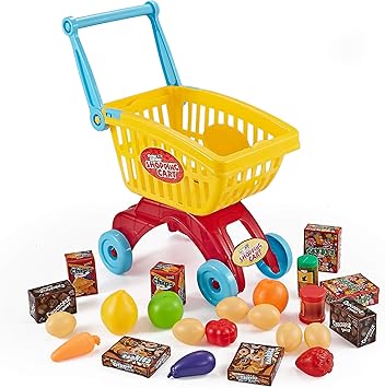 carrito de mercado para niñas