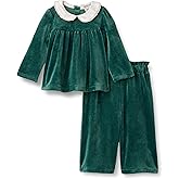 Amazon Essentials x Sofia Grainge Toddler and Baby Girls' Corduroy Velour Set