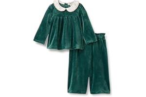 Amazon Essentials x Sofia Grainge Toddlers and Baby Girls' Corduroy Velour Set