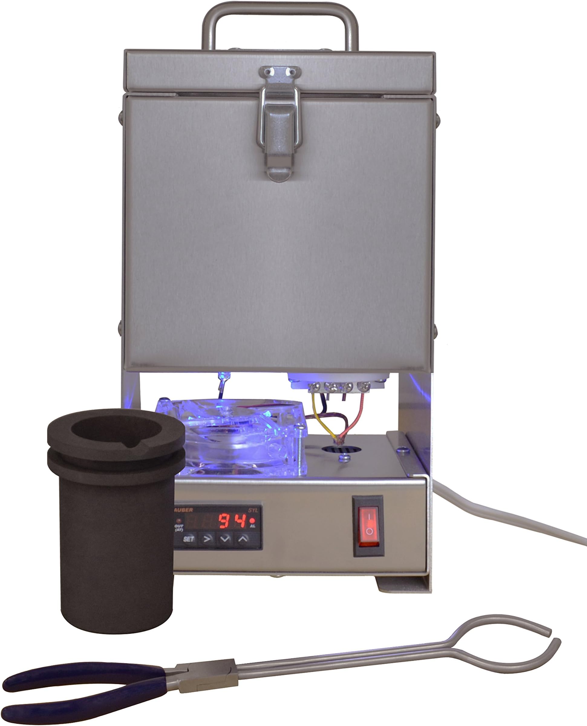 Quikmelt Pro-60oz Electric Kiln with Digital Temperature Controller. Perfect for Metal Casting & Refining, Melting Gold, Silver, Copper, More...