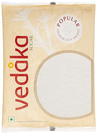 Amazon Brand-Vedaka Popular Sugar (Small Crystals), 5kg