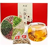 Hee Creek Shiqing Tea 6.3oz/180g(30pack) Red beans, Coix Seed,Gorgon Fruit,Chinese Herbal Tea,Dampness Clearing 湿清茶 红豆薏米茶 去湿茶