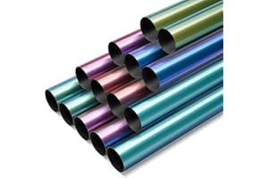 Likcut Chameleon Heat Transfer Vinyl, 12" x10" Iron on Vinyl Bundle Compatible with Cricut/Silhoutte, 7 Colors 14 Sheets Asso