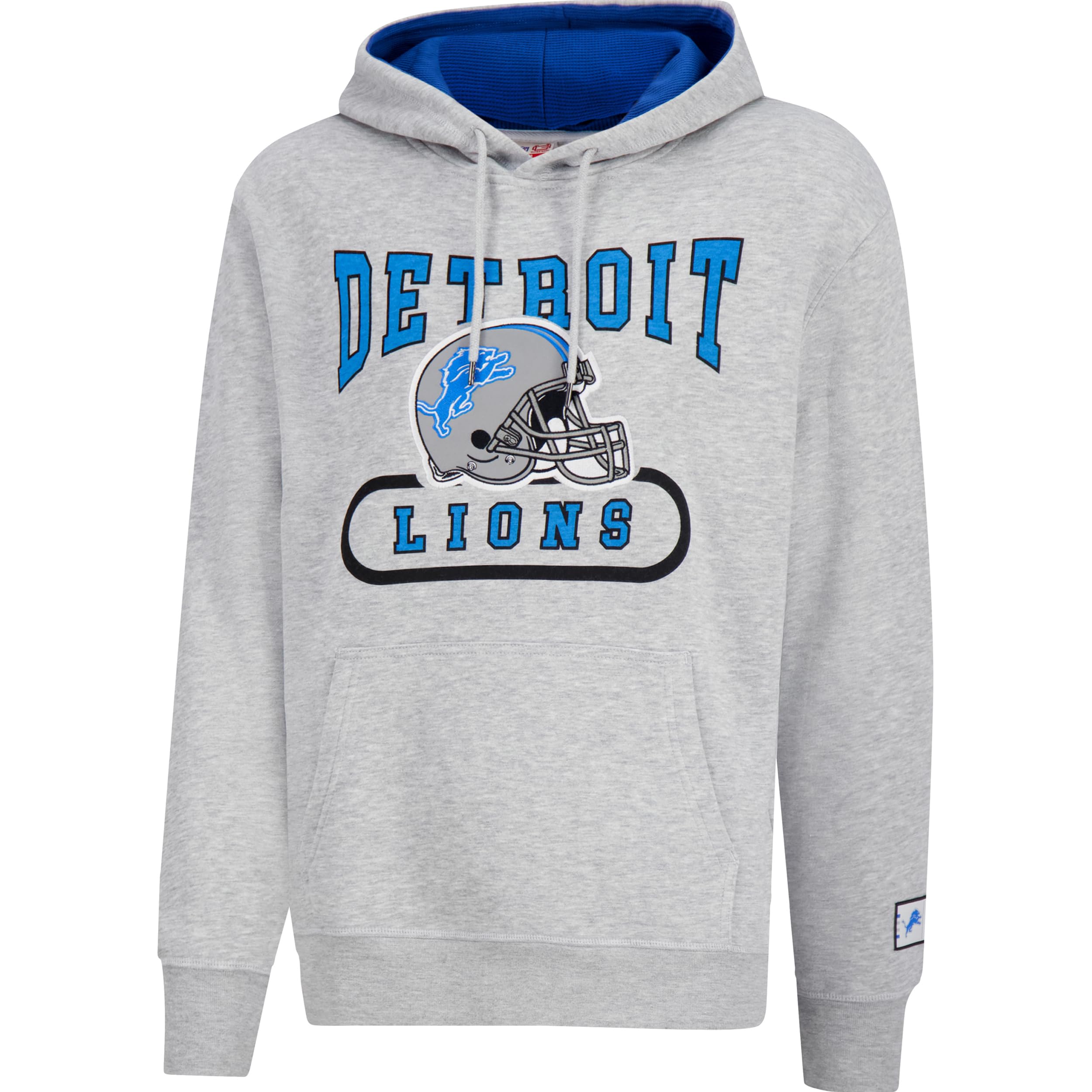 Ultra Game NFL Official Adults Super Soft Beast Mode Hoodie Sweatshirt - Unisex, Detroit Lions, Heather Grey, Large Image