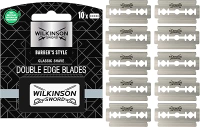 Wilkinson Sword Barber's Style Double Edge Razor Blades 10s Pack