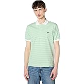 Lacoste Mens Classic Fit L.12.12 Striped Petit Piqué Polo Shirt