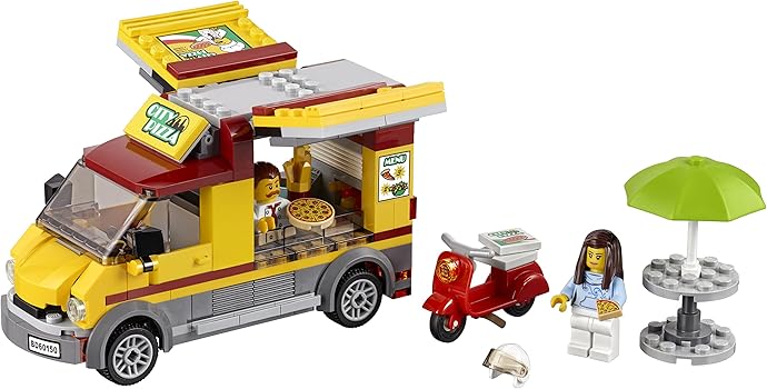 LEGO 乐高 CITY 城市系列 60150 披萨贩卖车 积木玩具 5.5折.99史低 海淘转运到手约￥101