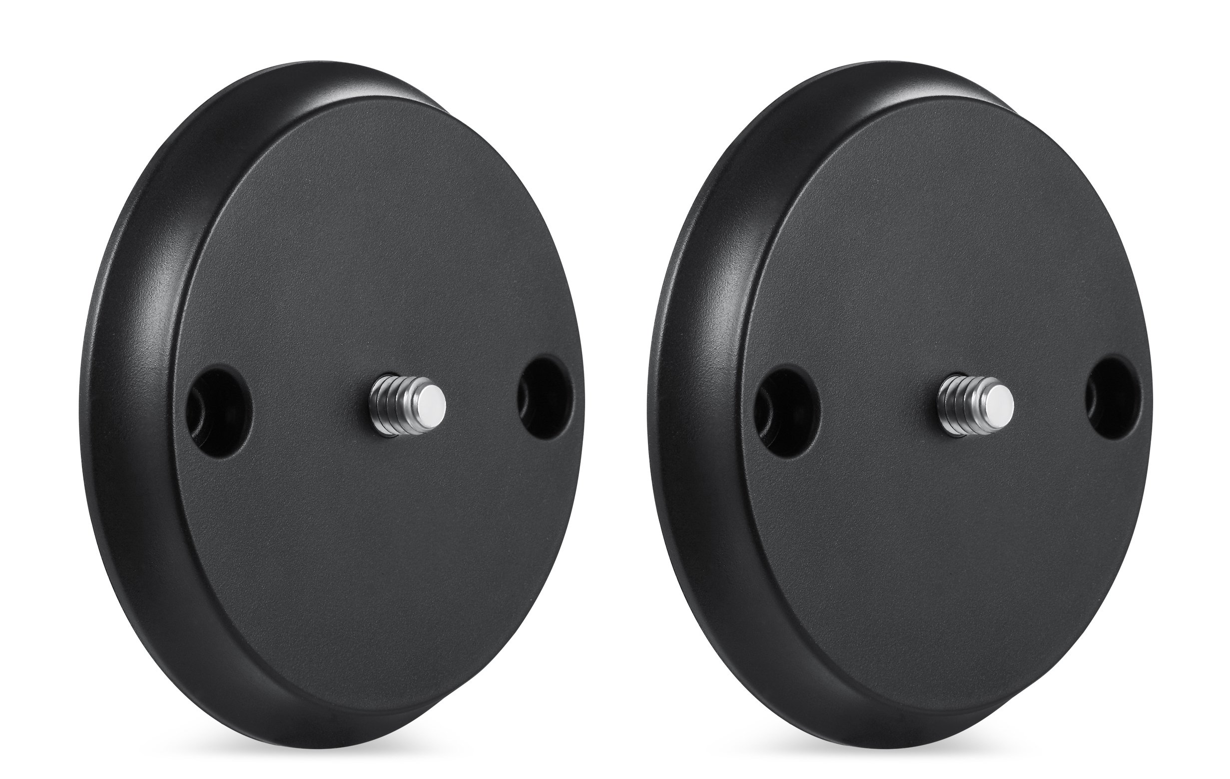 Wall Mount for Nest Cam IQ indoor โ Mount your Nest Cam IQ indoor with Screws onto Any Wall or Use the Strong Magnet to Mount the Camera onto Any Metallic Surface (2 Pack, Black)
