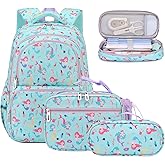 BEFUNIRISE School Backpack Kids Set Middle Elementary Preschool with Lunch Bag & Pencil Case Bookbags for Boys Girls