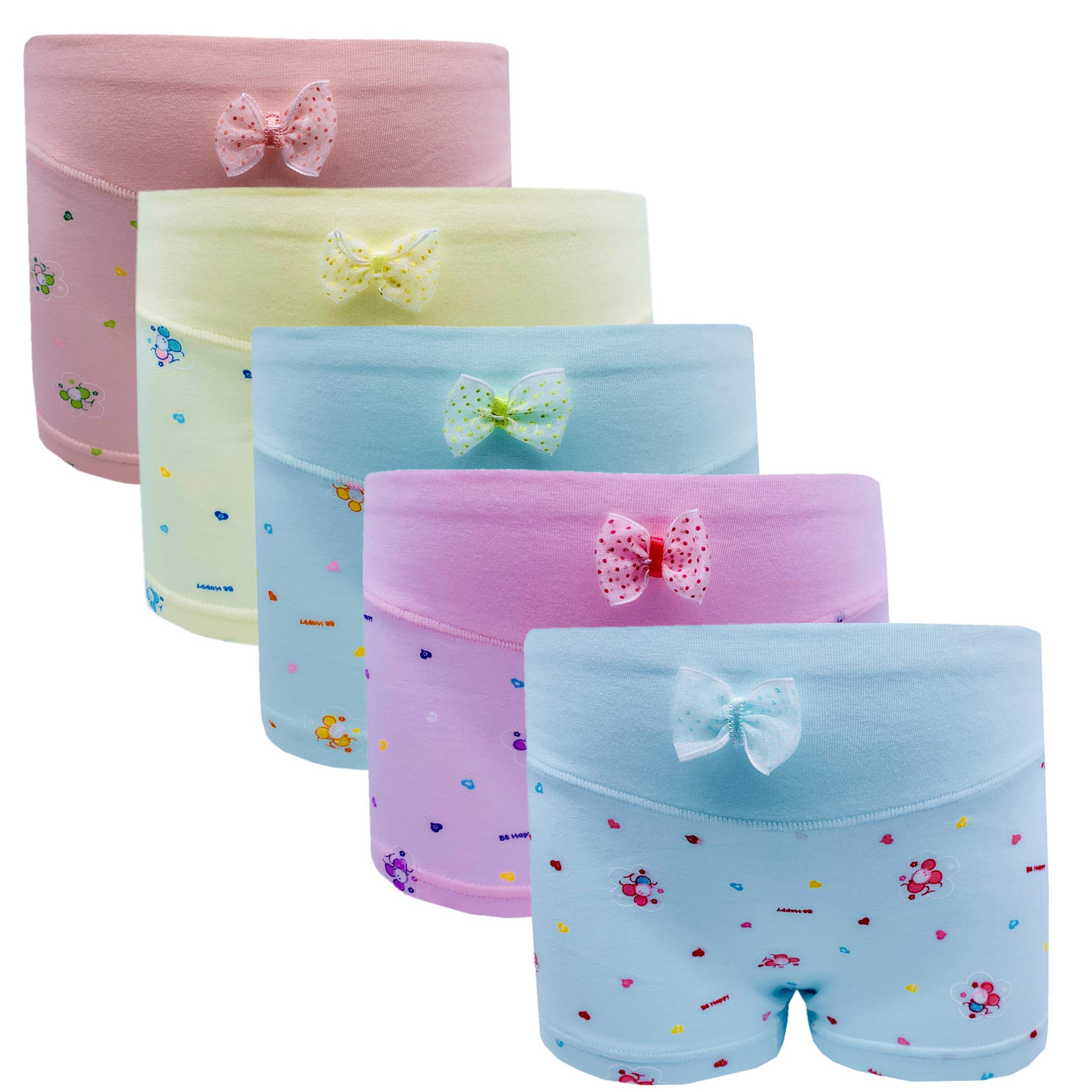 Girls Underwear Cotton Kids Boyshort Toddler Assorted Panties 5 or 6