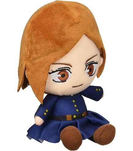 Anime JJK Kugisaki Nobara & Chōsō Soft Figure – Kuschelige Kissenfigur & Deko, Ca. 24 Cm