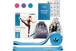 TTOLBI Premium Stretch Bands for Dancers - Flexibility & Ballet Stretching Band, Dance Equipment for Splits & Strength, Ideal Gifts for Ballet, Gymnastics, Cheerleading, Yoga and Pilates Training Stuff