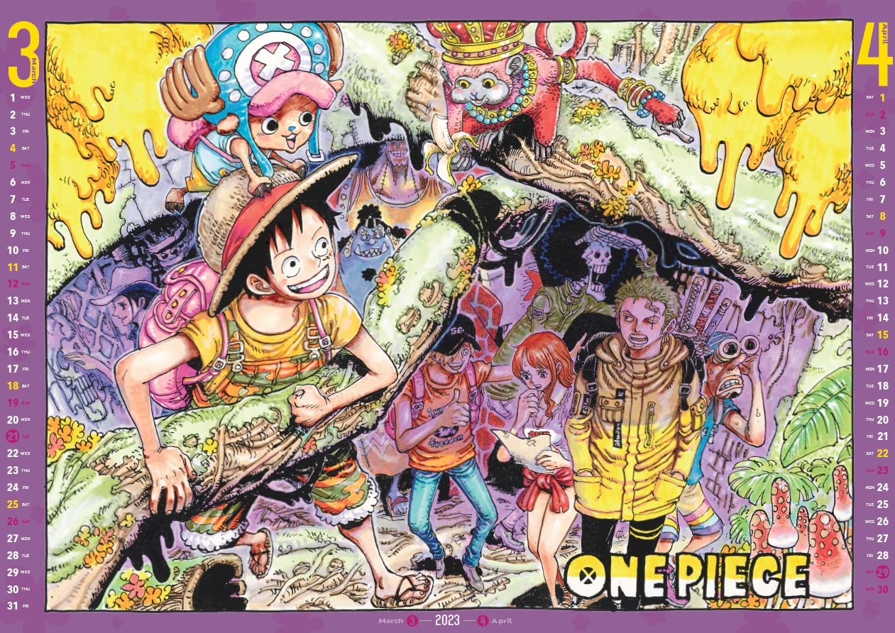 One Piece コミックカレンダー 大判 23 尾田 栄一郎 本 通販 Amazon