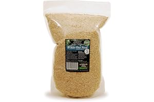 Eretz White Oat Seed Choose Size! Oregon Grown Oat Grains- No Fillers, No Coatings, No Weed Seeds (5lb)