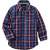 OshKosh B'Gosh Boys Woven Buttonfront 21469812, Plaid, 3T