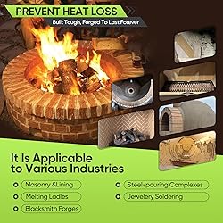 6-Pack High Temp Firebricks 3000°F Insulating