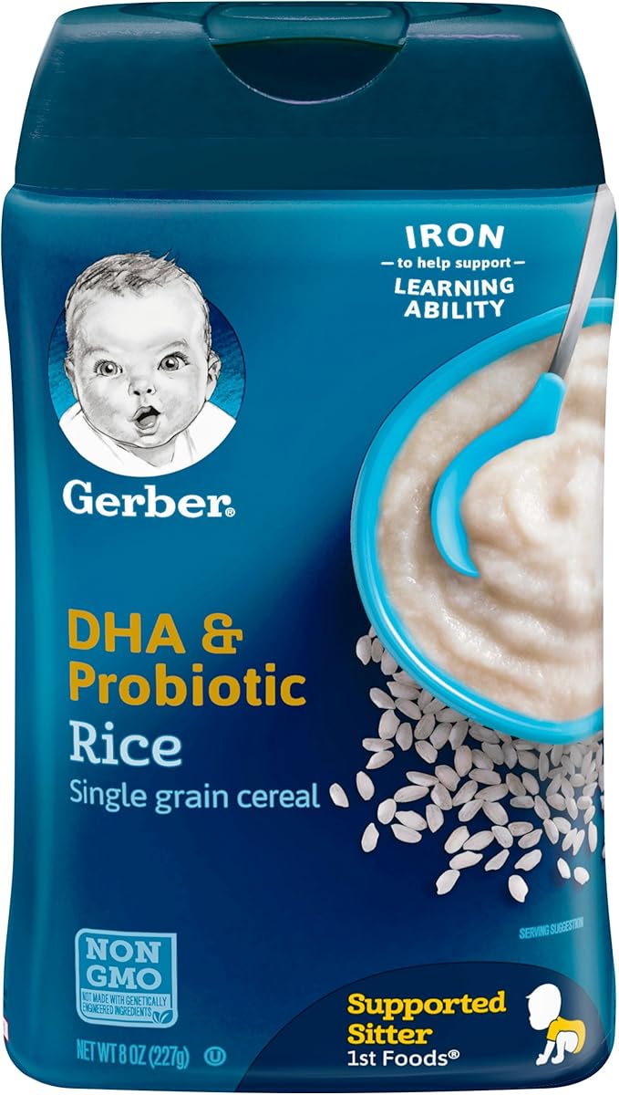dha probiotic rice cereal
