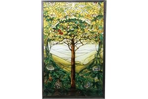 SUMMIT COLLECTION YTC Summit 10 Inch Stained Glass Tiffany - Tree of Life Art Glass