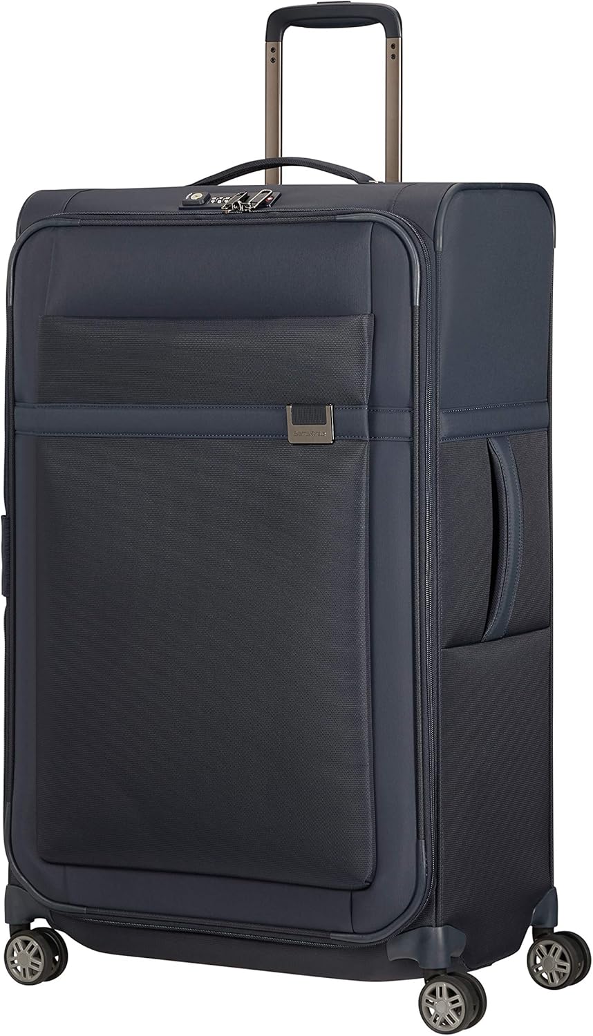 Samsonite Airea - Spinner L Expandable, Suitcase, 78 cm, 111.5/120 l, Blue (Dark Blue), L (78 cm - 111.5 L/120 L)