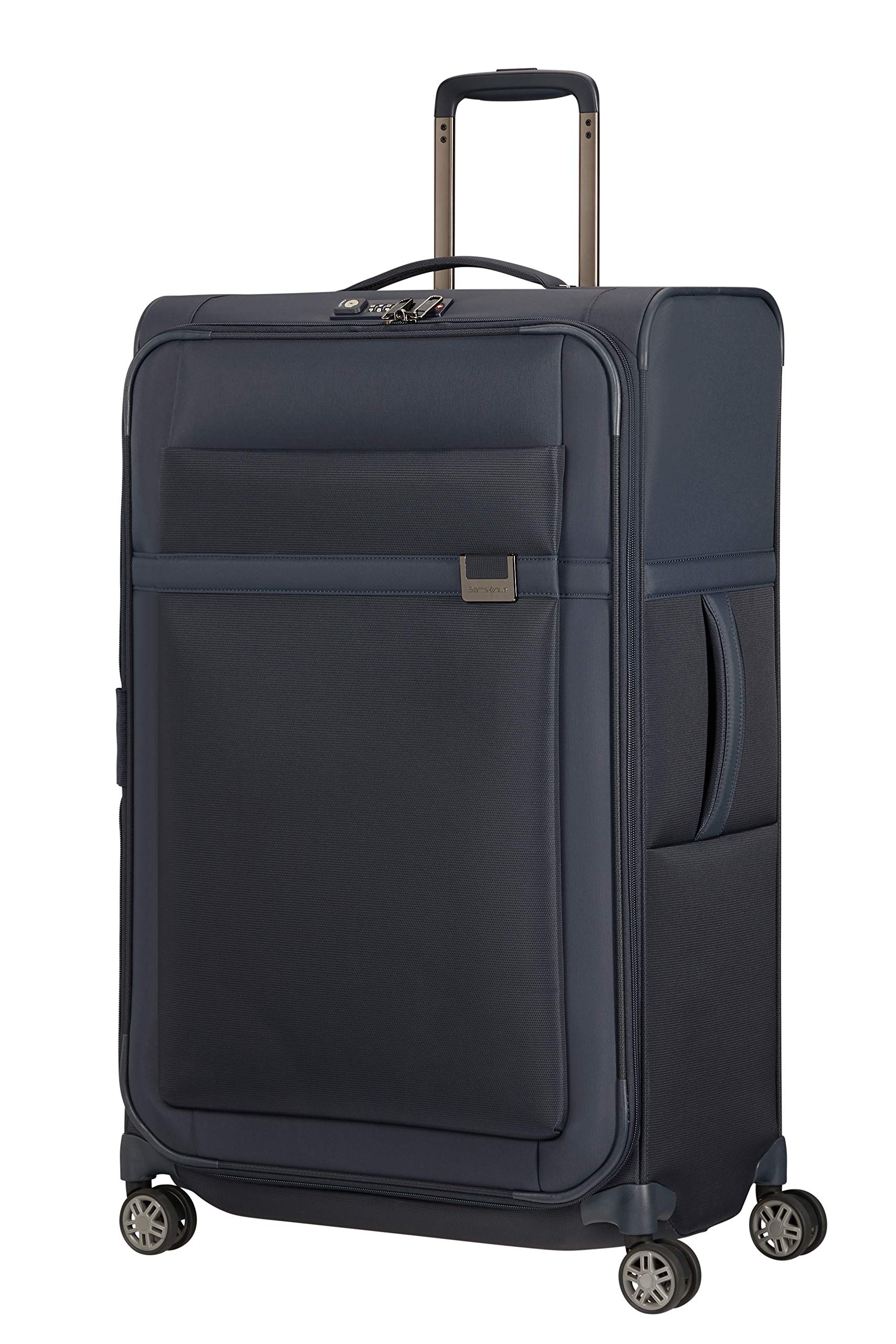 Samsonite Airea - Spinner L Expandable, Suitcase, 78 cm, 111.5/120 l, Blue (Dark Blue)