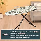 KINGRACK Ironing Board Cover 7mm Thick Padding 100% Cotton 134 x 45 cm Green view 5