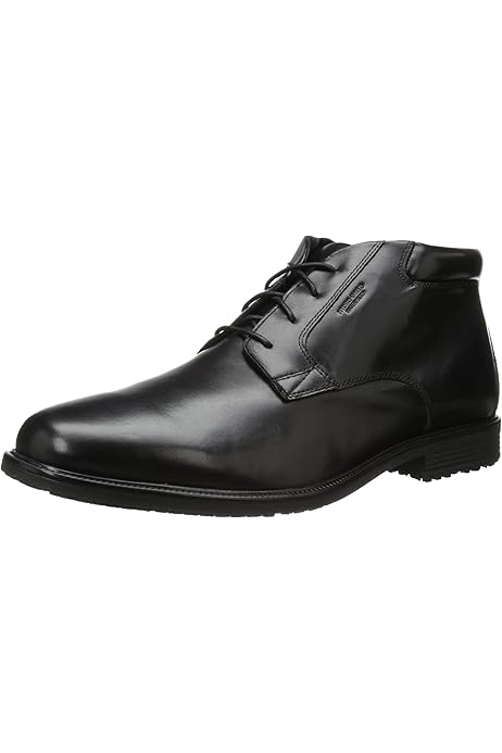 rockport men's essential details waterproof dress chukka boot