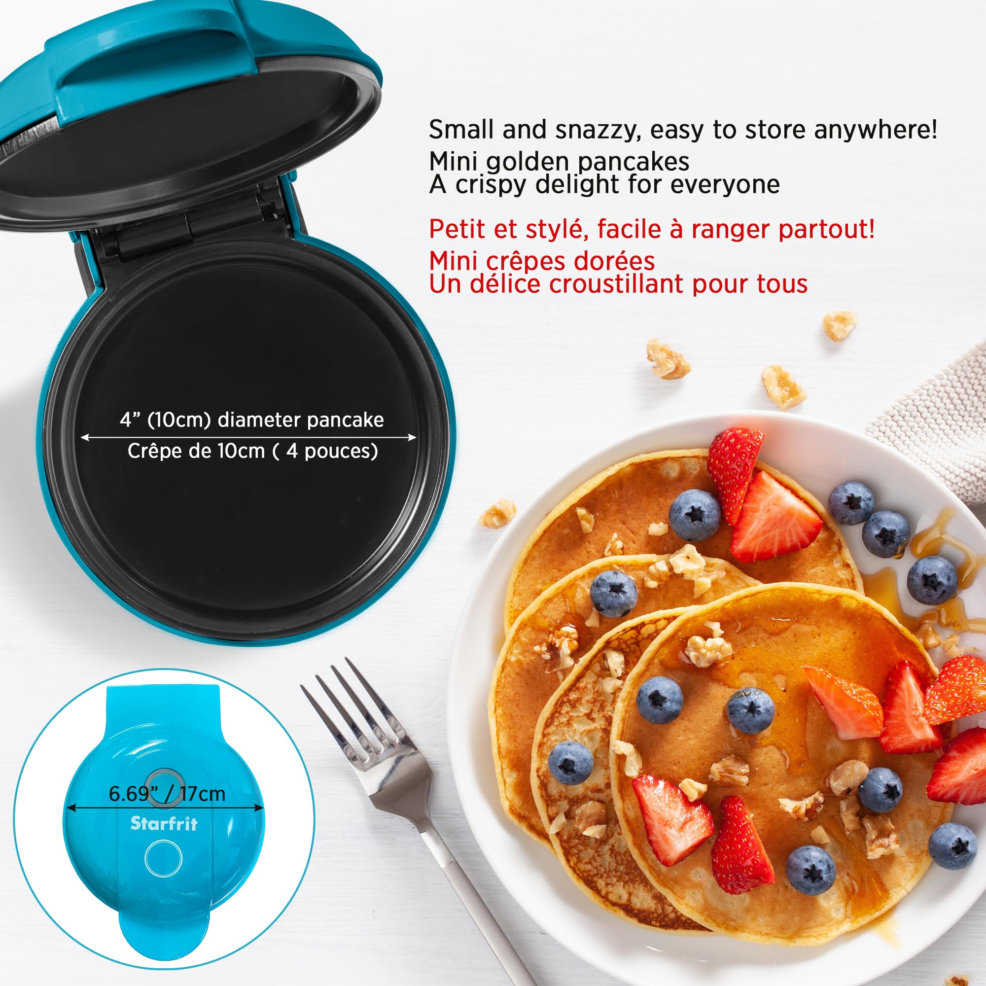 Starfrit Electric Mini Pancake Maker 4