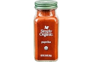 Simply Organic, Paprika Ground Certified Organic, 2.96 Ounce Container